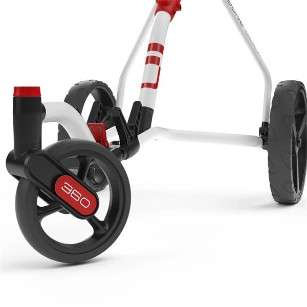 One 360 3 Wheel Cart White - Red - Image 2