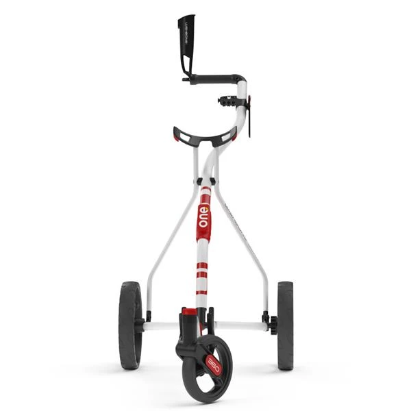 One 360 3 Wheel Cart White - Red - Image 4