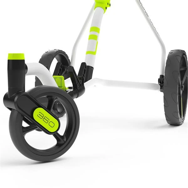 One 360 3 Wheel Cart White - Lime - Image 2