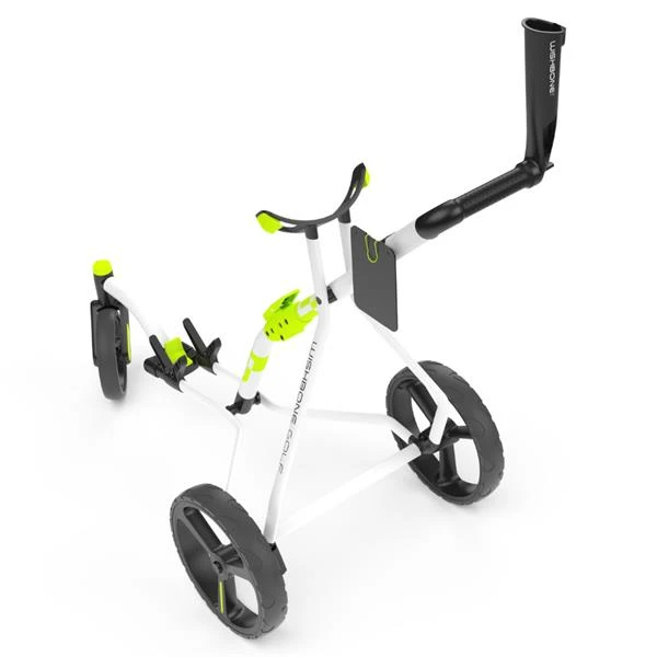 One 360 3 Wheel Cart White - Lime - Image 3
