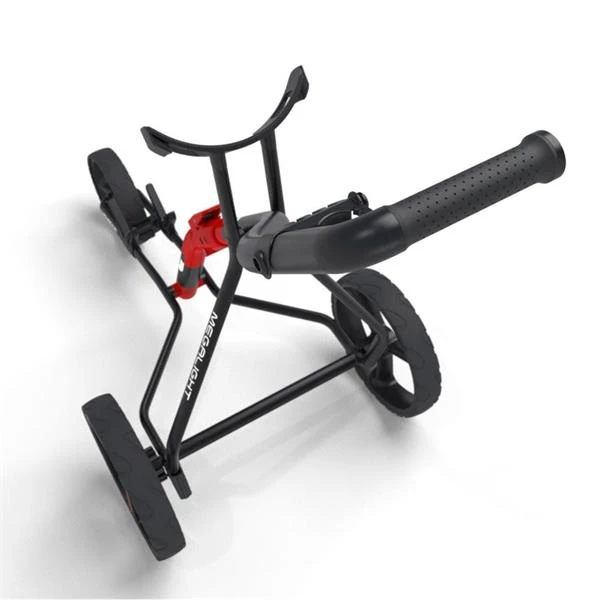 One 360 3 Wheel Cart Charcoal - Red - Image 6