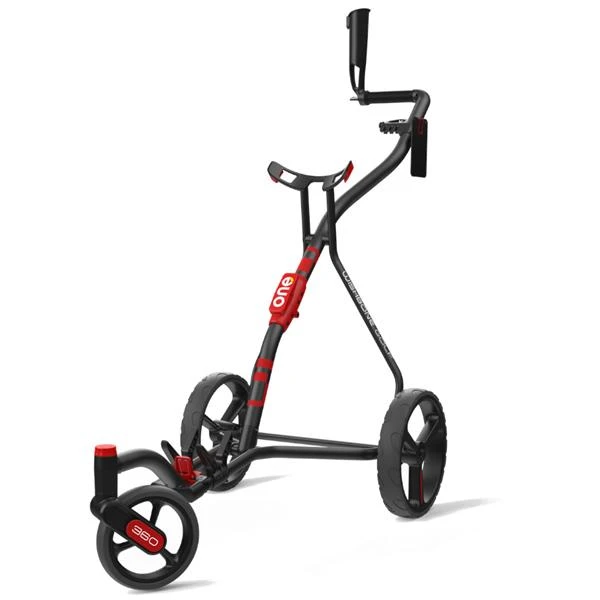 One 360 3 Wheel Cart Charcoal - Red
