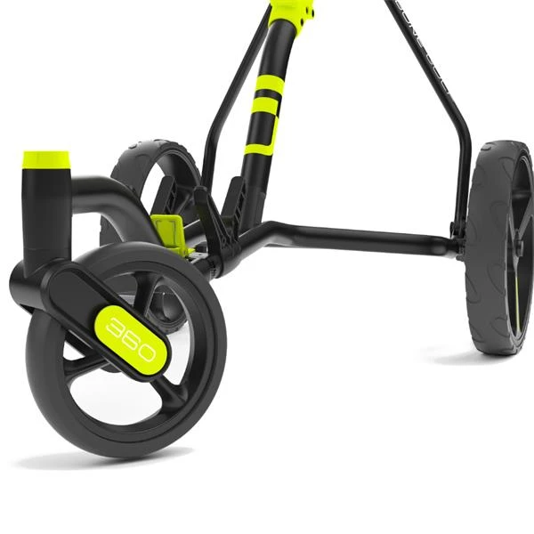 One 360 3 Wheel Cart Charcoal - Lime - Image 2