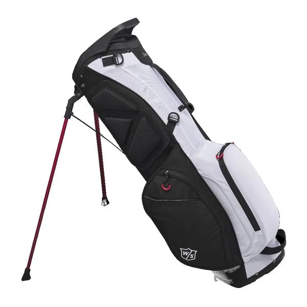 Wilson Exo Dry Lite Stand Bag Black - Red - White - Image 2