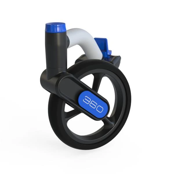 Neo 360 Electric Caddy Cart White Blue - Image 2