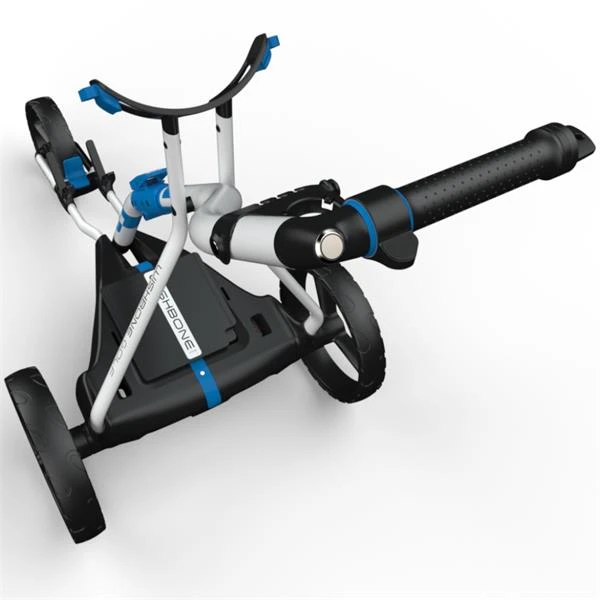 Neo 360 Electric Caddy Cart White Blue - Image 4