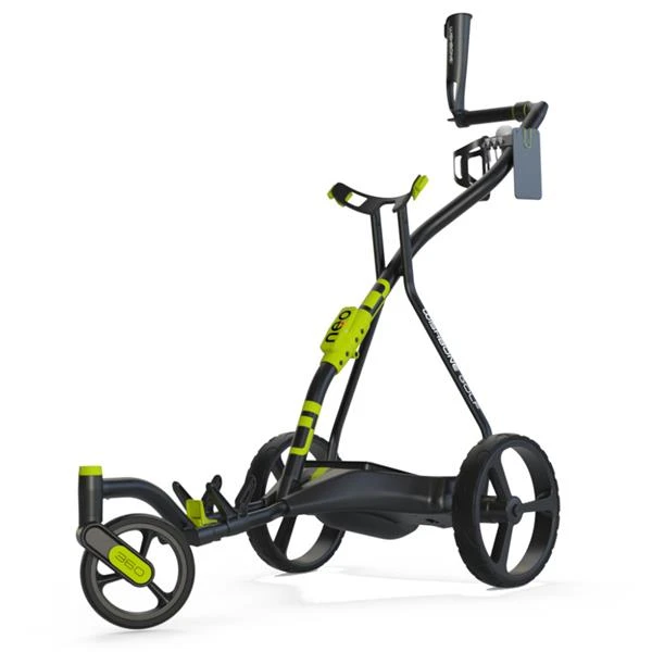 Neo 360 Electric Caddy Cart Charcoal Lime