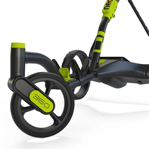 Neo 360 Electric Caddy Cart Charcoal Lime - Image 2